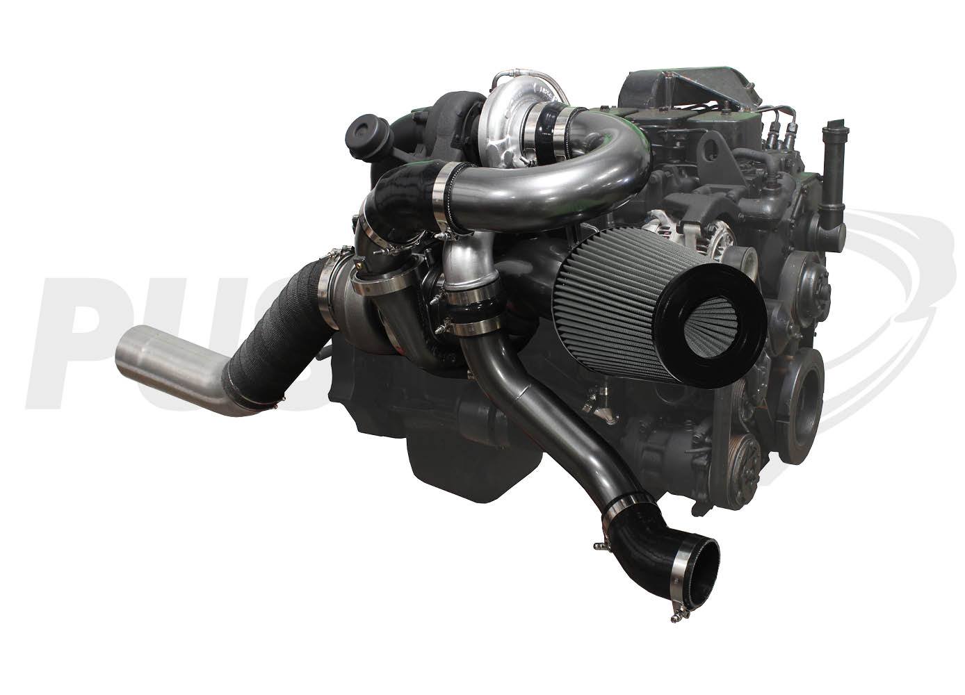 1994-1998 Cummins Low Mount Compound Turbo System (PDC9498LM)