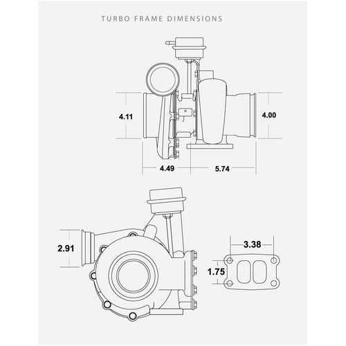 1994-2002 Cummins Borg Warner S300GX 57/65.80 (BW-174430)