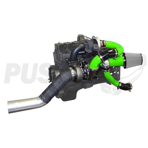 1998-2002 24V Cummins Low Mount Compound Turbo System (PDC9802LM)