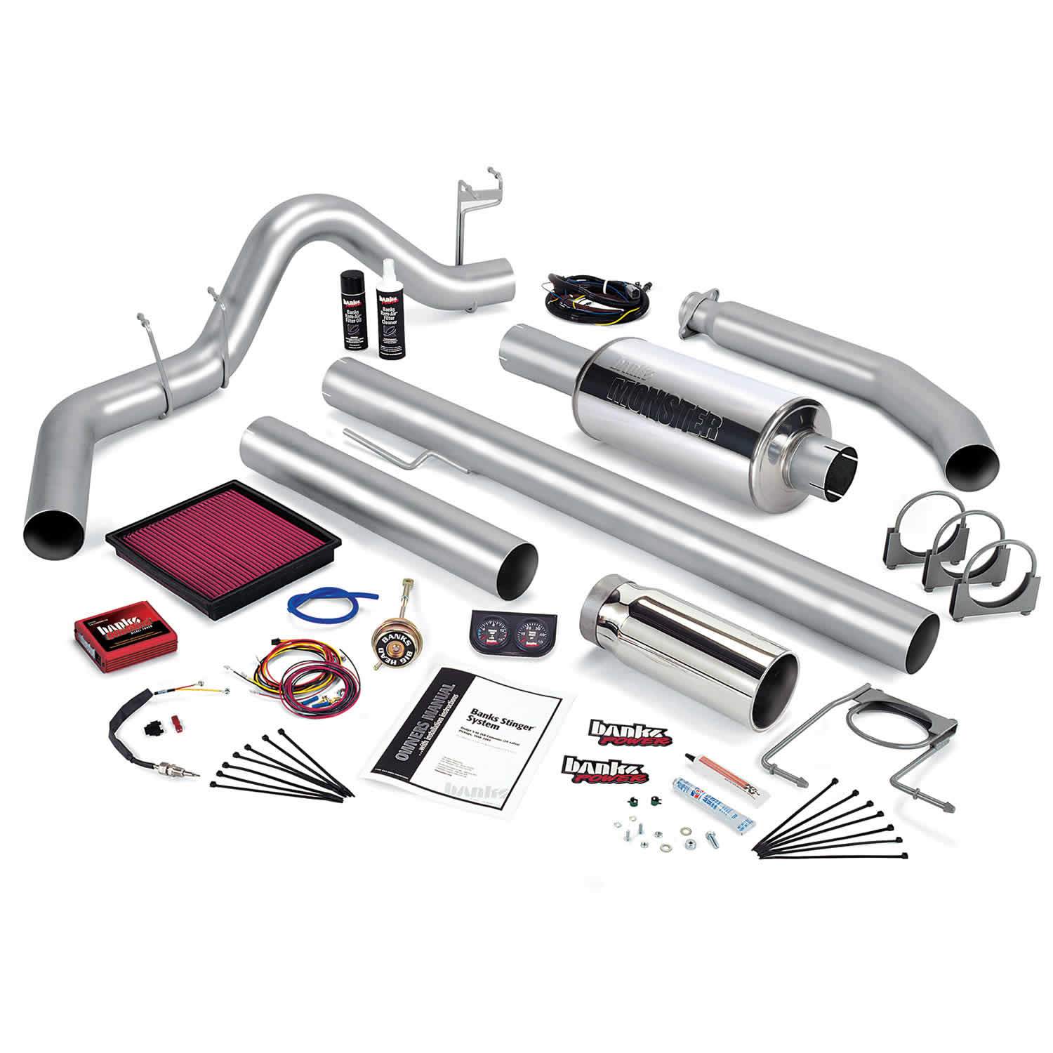 1998 Cummins Stinger Bundle System w/Single Exit Chrome Tip Extended Cab (49364)