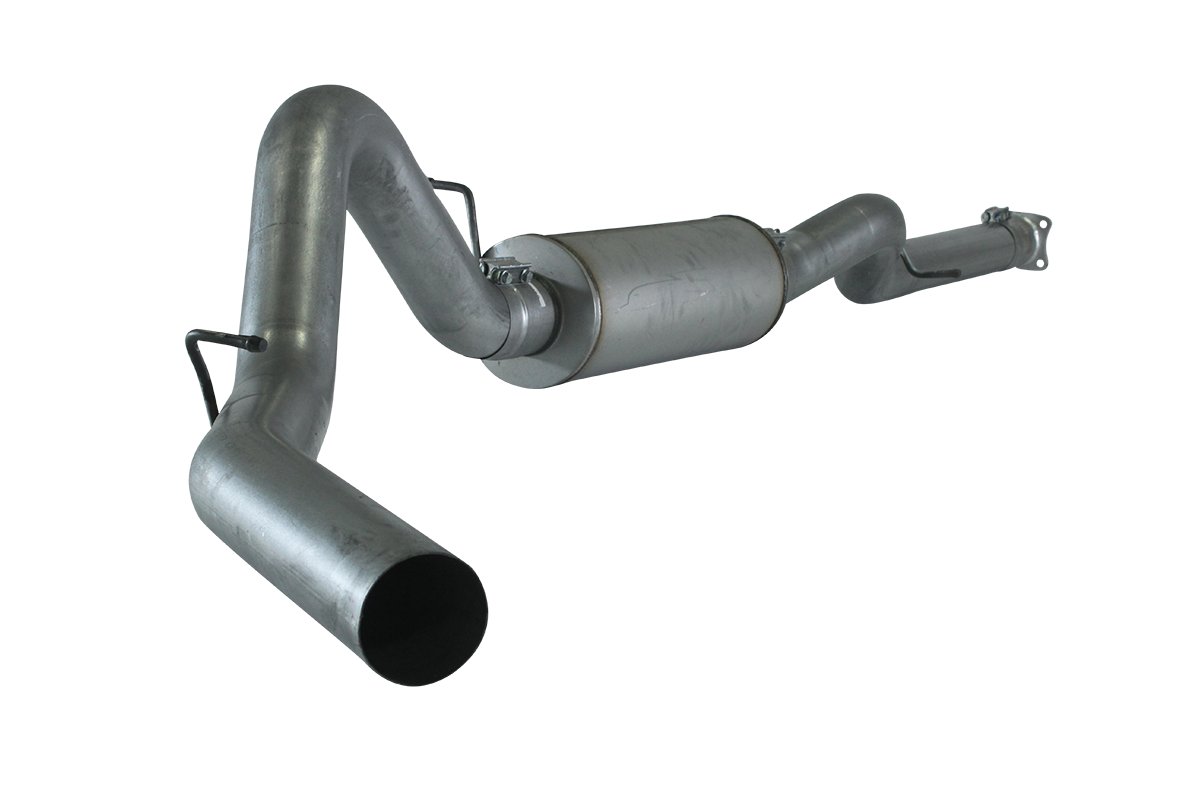 2001-2005 Duramax 4" Cat Back Exhaust System - 4-Bolt w/ Muffler (431110)