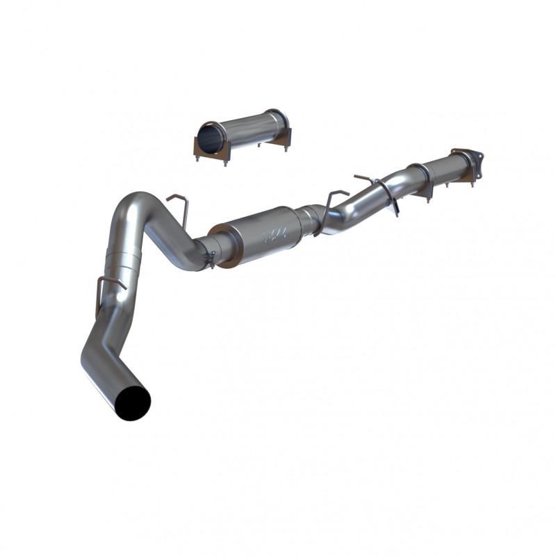 2001-2005 Duramax 4" Cat Back Single Side Exit Exhaust w/ Muffler (S6000P)