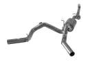 2001-2007 Duramax 4" Downpipe Back Dual Exhaust System w/ Muffler (431102)