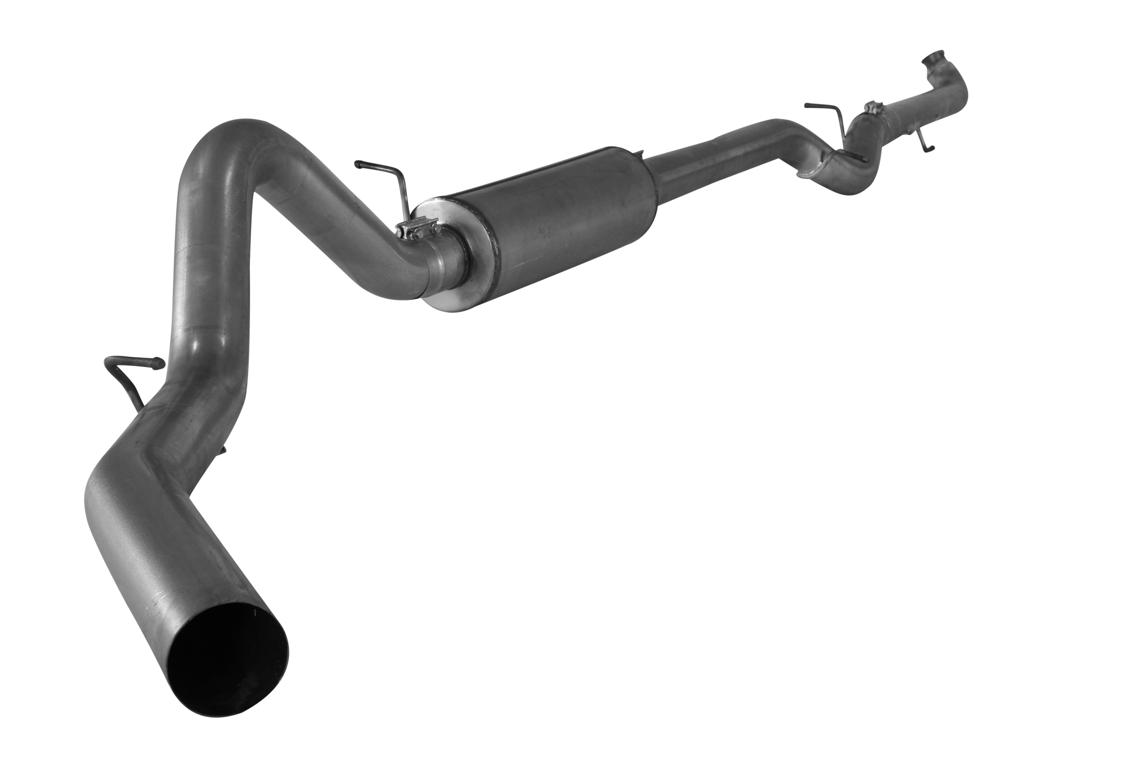 2001-2007 Duramax 4" Downpipe Back Exhaust System w /  Muffler (431107 / 432107)