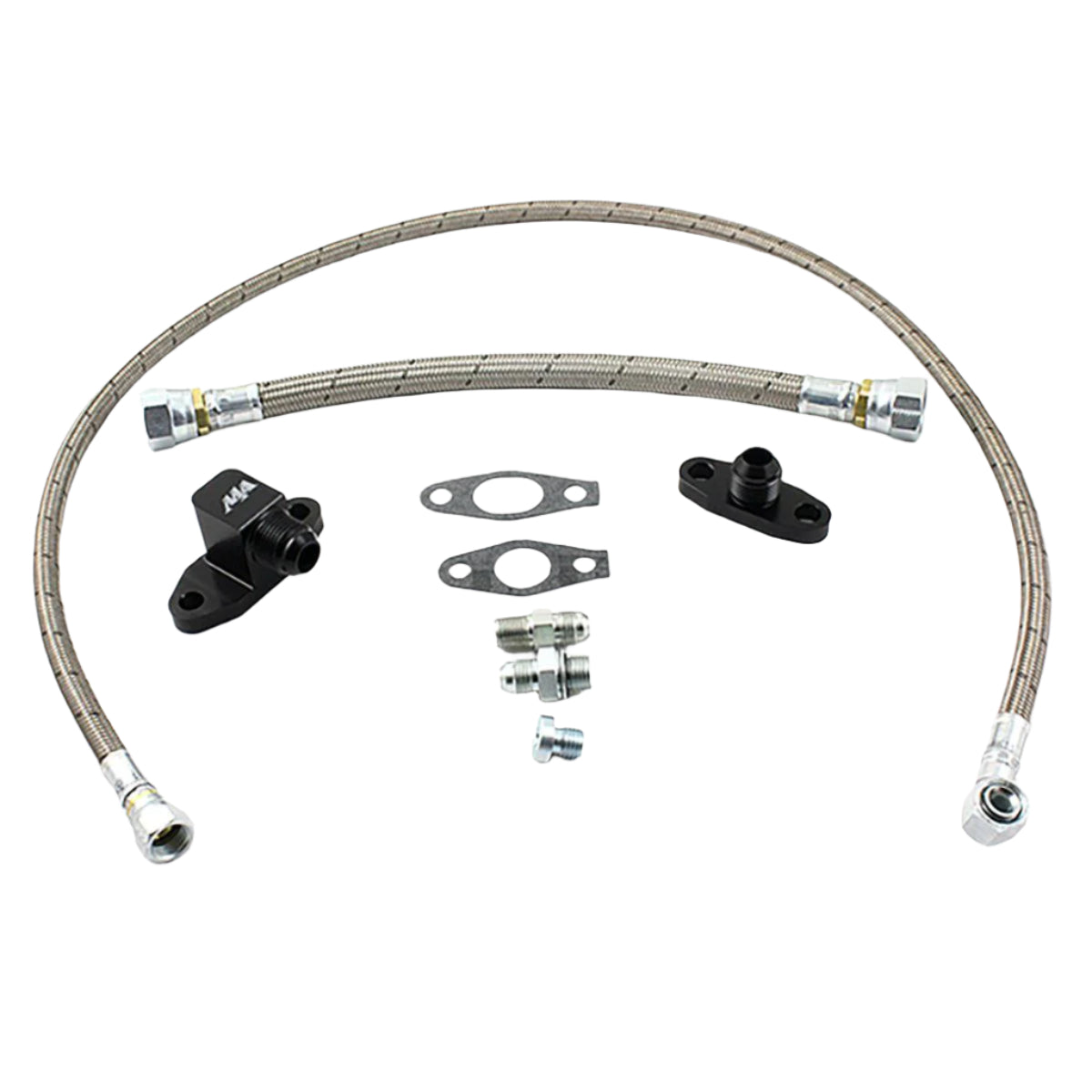 2001-2010 Duramax Turbo Oil Line Kit S400 Valley Mount Turbo (10228)