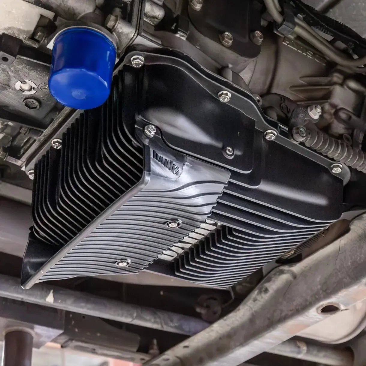2001-2019 Duramax Banks Ram-Air Transmission Pan (35146-B)