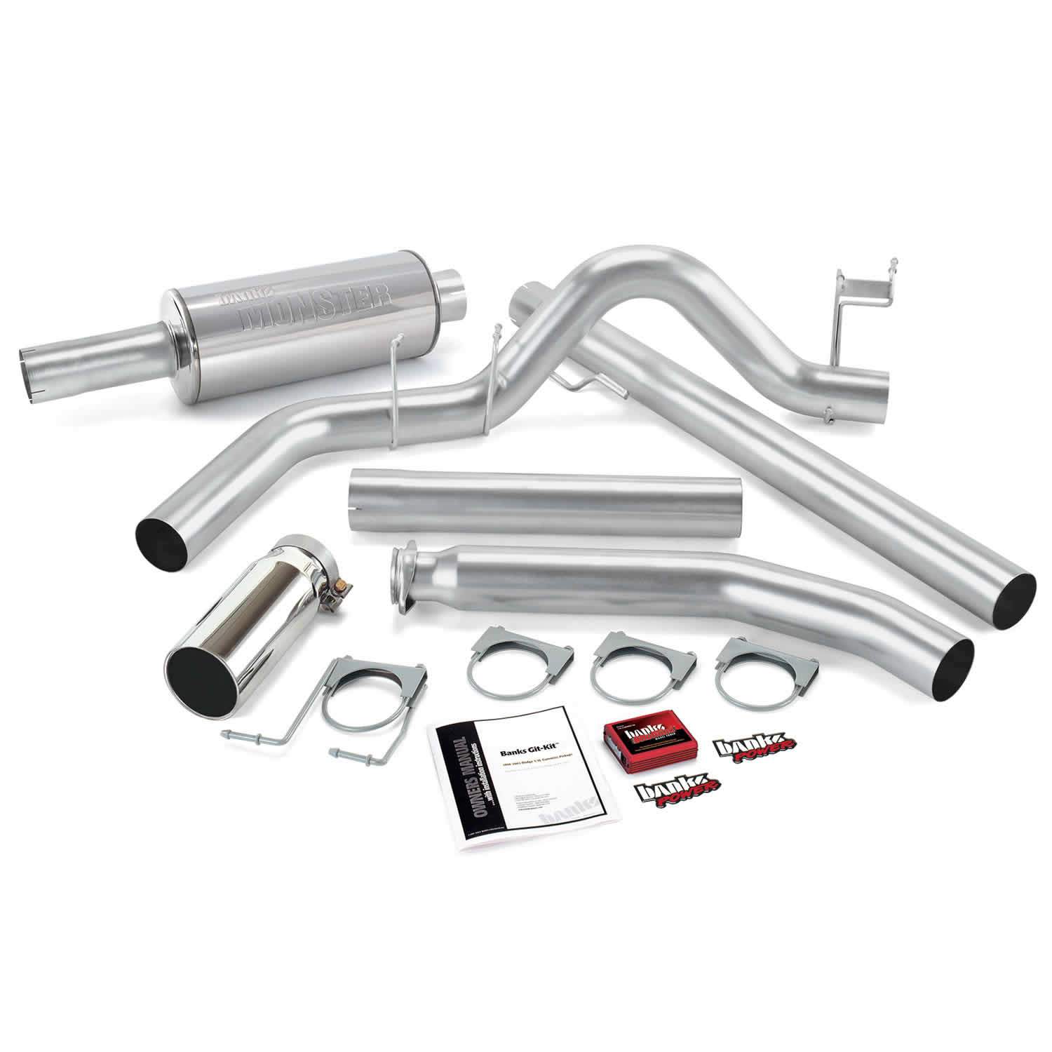 2001 Cummins Git-Kit Bundle System w/Single Exit Chrome Extended Cab (49360)