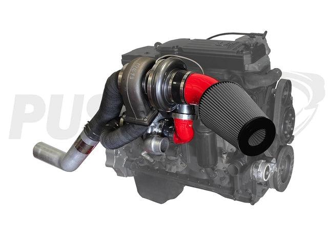 2003-2007 Cummins High Mount Pusher Compound Turbo System (PDC0307HM)