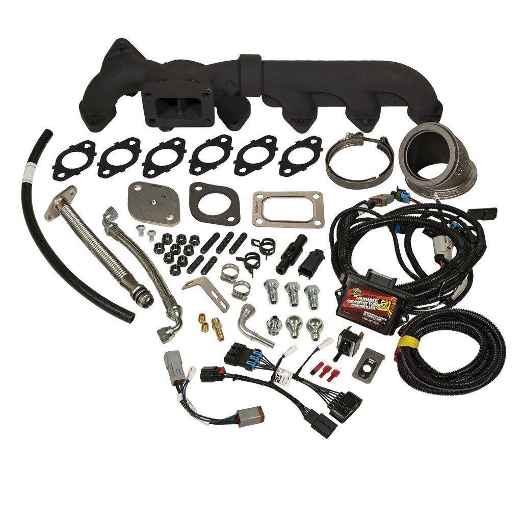 2003-2007 Cummins Howler VGT Turbo Install Kit w/ Controller (1047136)
