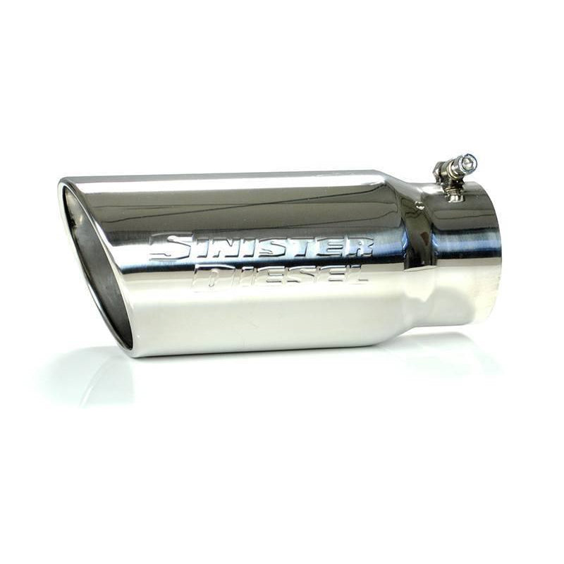 2003-2007 Powerstroke 4" Stainless Steel CAT-Back Exhaust System No Muffler SS (SD-6.0EX403)