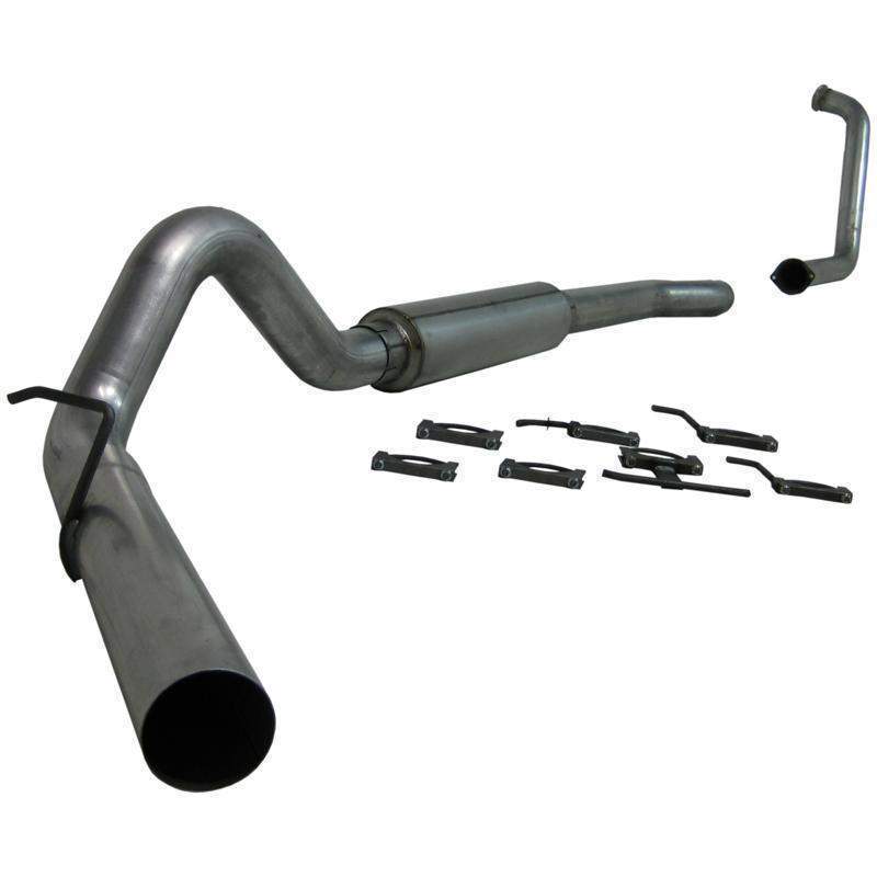 2003-2007 Powerstroke 4" Turbo Back Exhaust System w/ Muffler (S6206P)