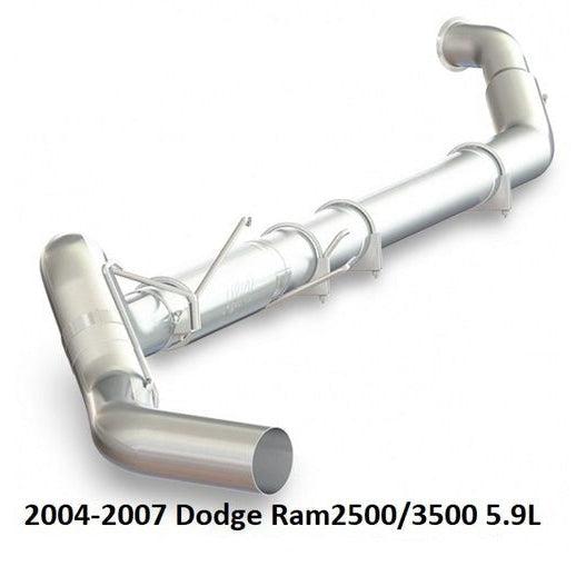 2004-2007 Cummins 5" P Series Turbo-back Race Exhaust System w/ Muffler (S61160P)