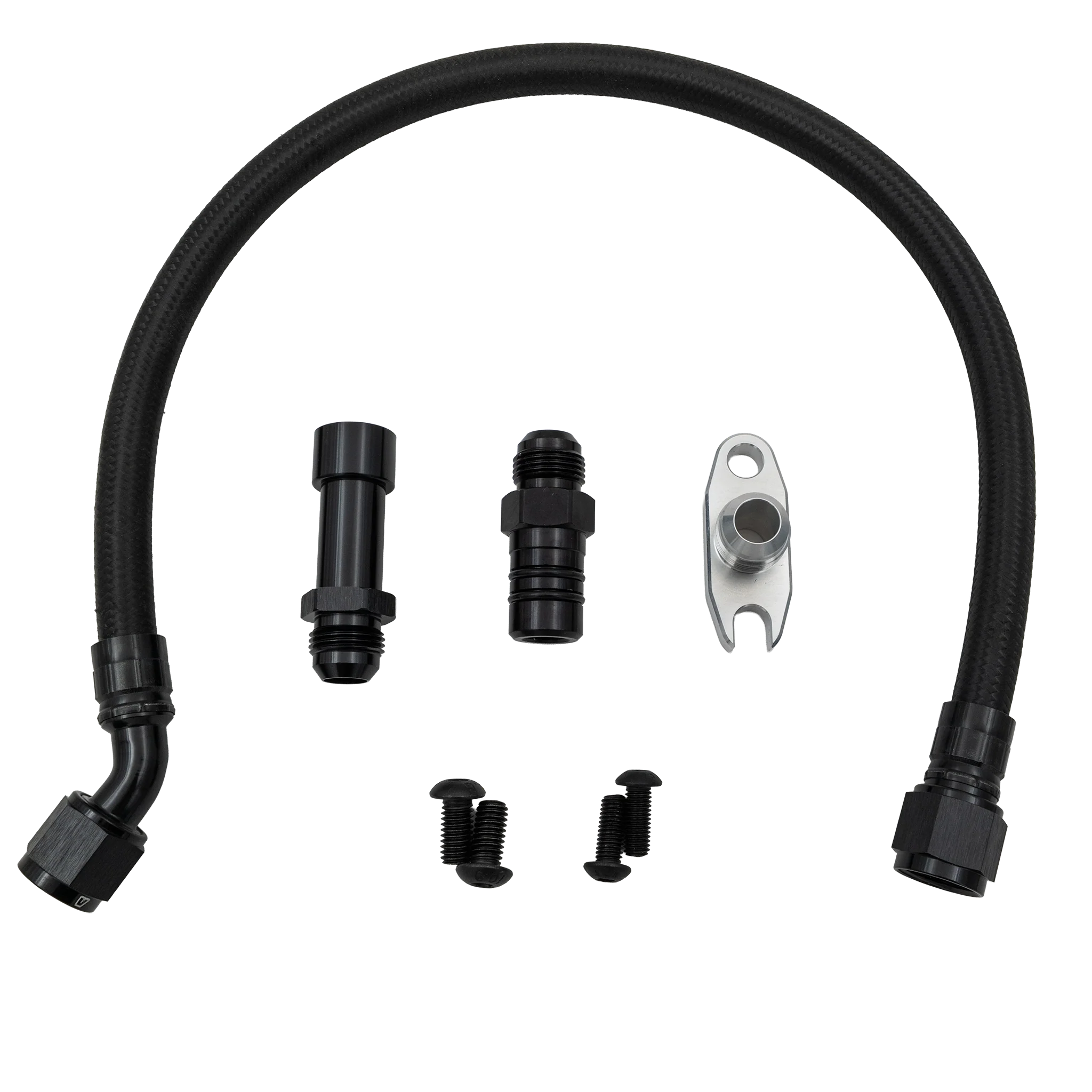 2007.5-2018 Cummins Turbo Oil Drain Line Kit (I67-FLU-A196)
