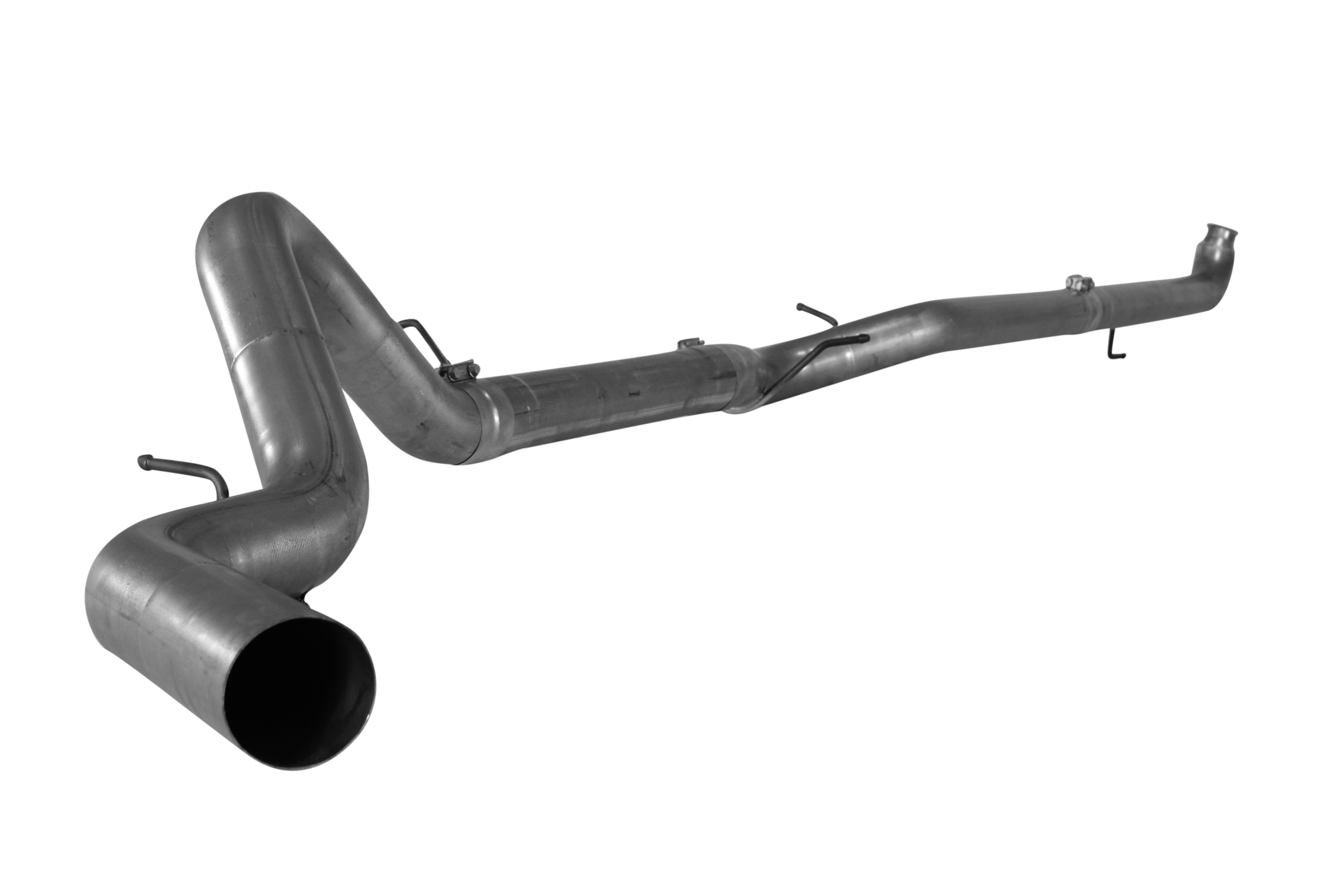 2007.5-2010 Duramax 4" Downpipe Back Exhaust - No Muffler (431011 / 432011)