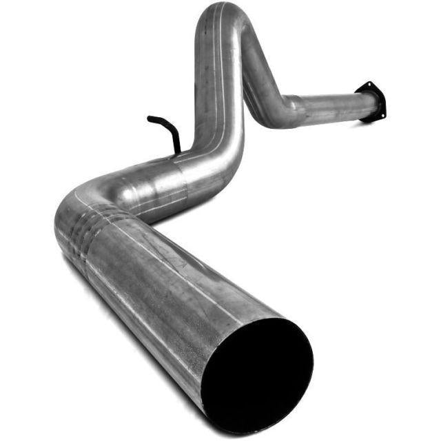 2007.5-2010 Duramax 4" Filter Back Exhaust System Single Side No Muffler (S6026P)