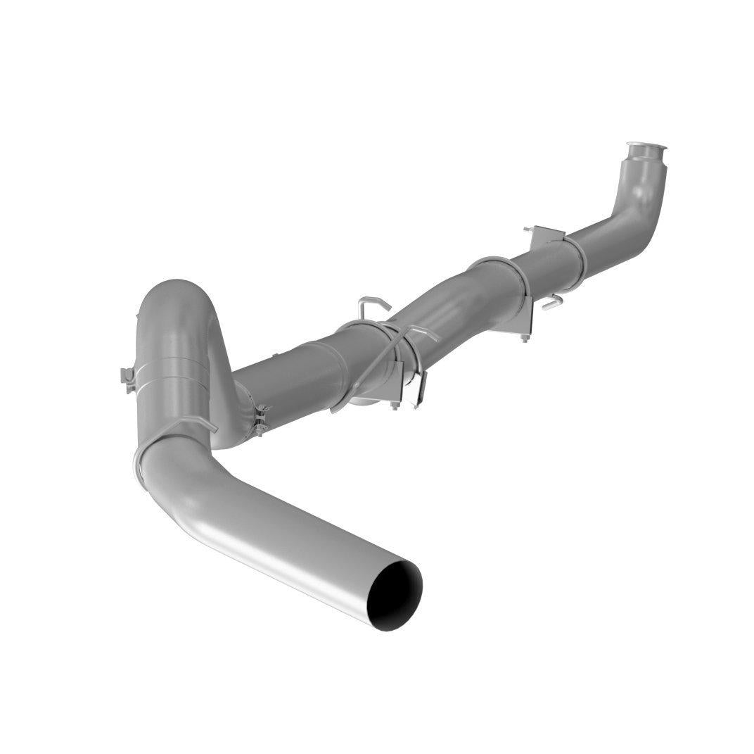 2007.5-2010 Duramax 5" Down Pipe Back Exhaust System - No Muffler (C6020PLM)
