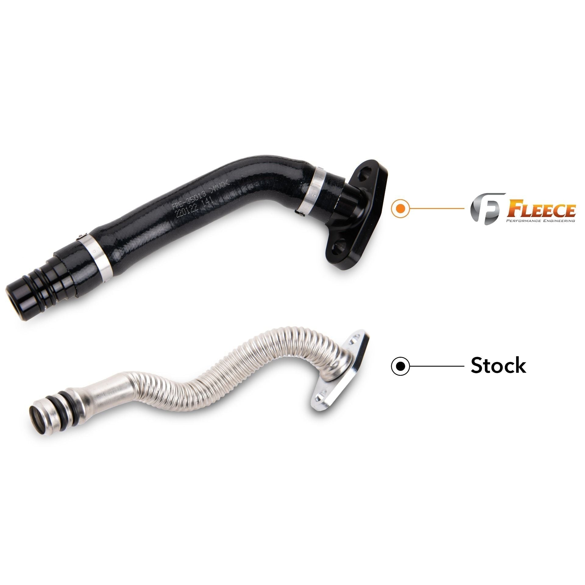 2007.5-2018 Cummins VGT Turbocharger Turbo Drain Tube Kit (FPE-CTDT-VGT-KIT)
