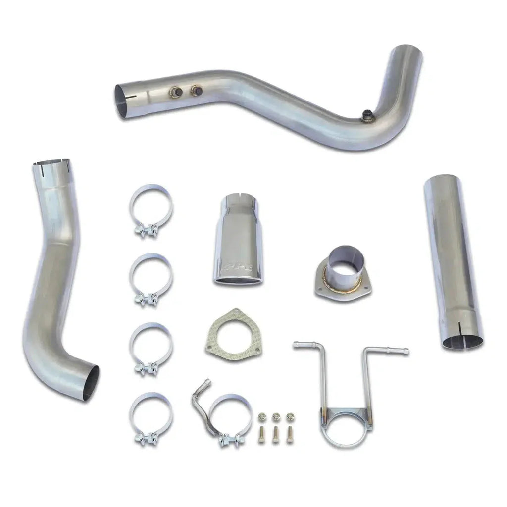 2007.5-2019 Duramax 4" Cat-Back Exhaust Kit 304 SS W/ Polished Tip (117010350)