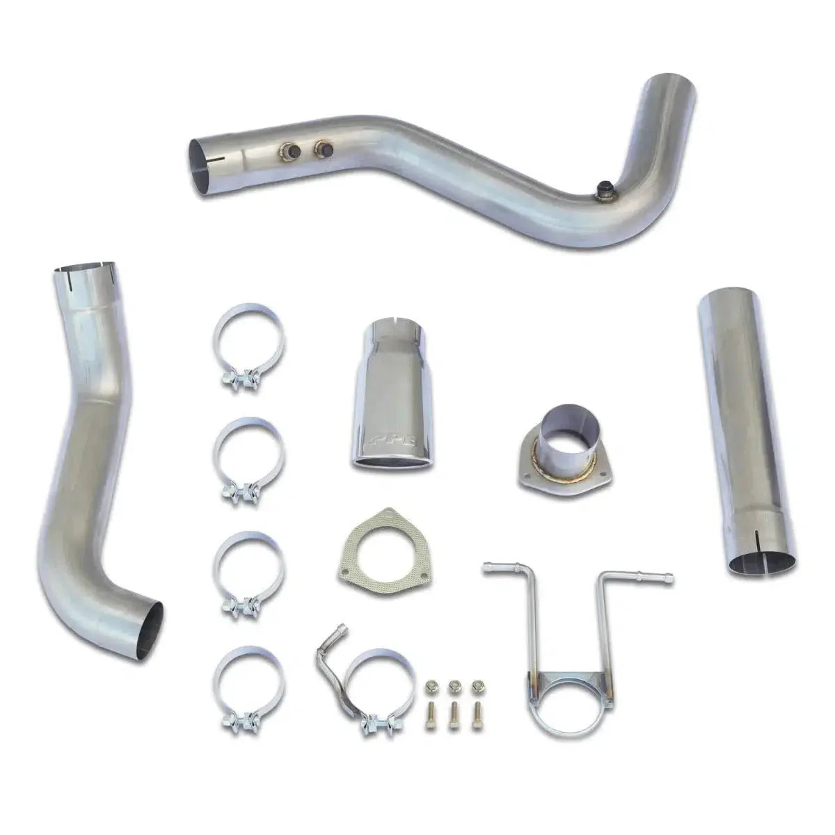 2007.5-2019 Duramax 4" Cat-Back Exhaust Kit 304 SS W/ Polished Tip (117010350)