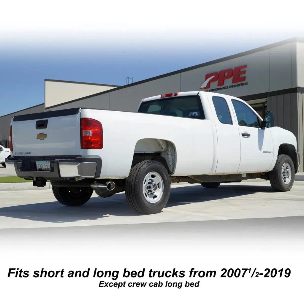2007.5-2019 Duramax 4" Cat-Back Exhaust Kit 304 SS W/ Polished Tip (117010350)