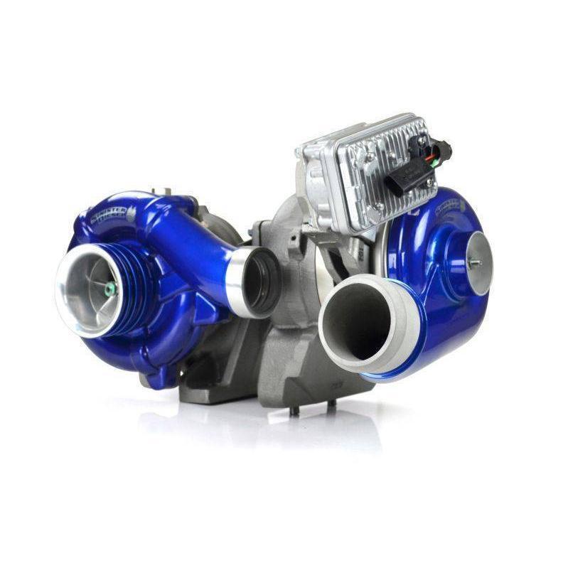 2008-2010 Powerstroke Pitbull Series 73mm/58.5mm Compound Turbochargers (SD-PB-6.4-TURBO)