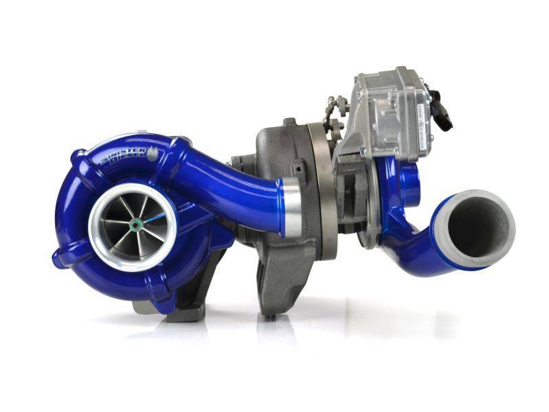2008-2010 Powerstroke Pitbull Series 73mm/58.5mm Compound Turbochargers w/ Intake (SD-PB-6.4-TURBO-CAI-KIT)