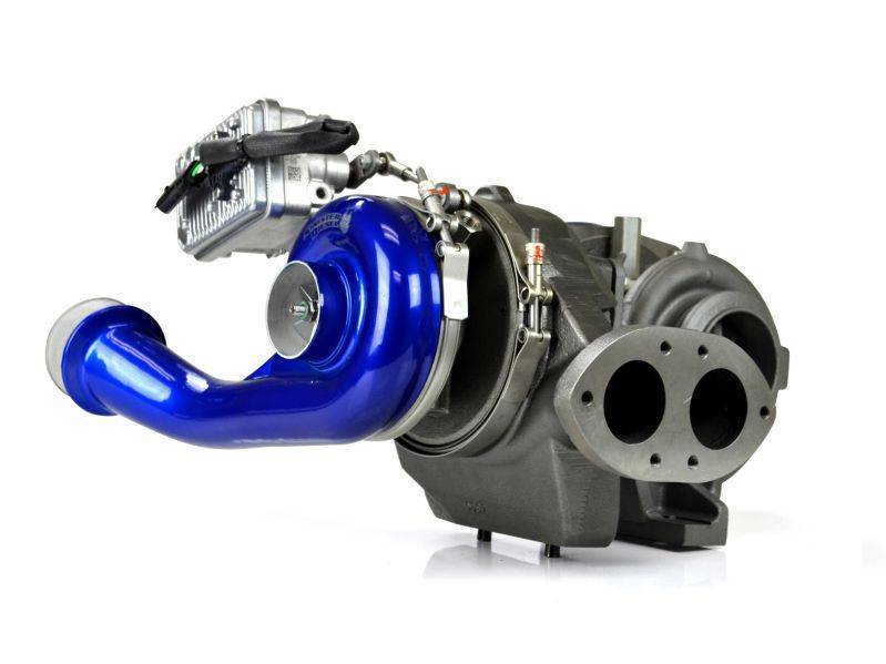 2008-2010 Powerstroke Pitbull Series 73mm/58.5mm Compound Turbochargers w/ Intake (SD-PB-6.4-TURBO-CAI-KIT)
