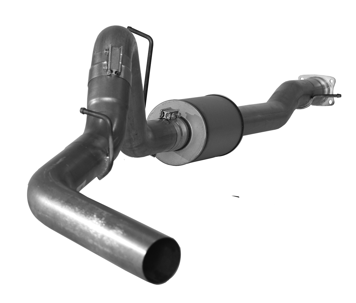 2011-2015 Duramax 4" Cat Back Exhaust System w /  Muffler (431013 / 432013)