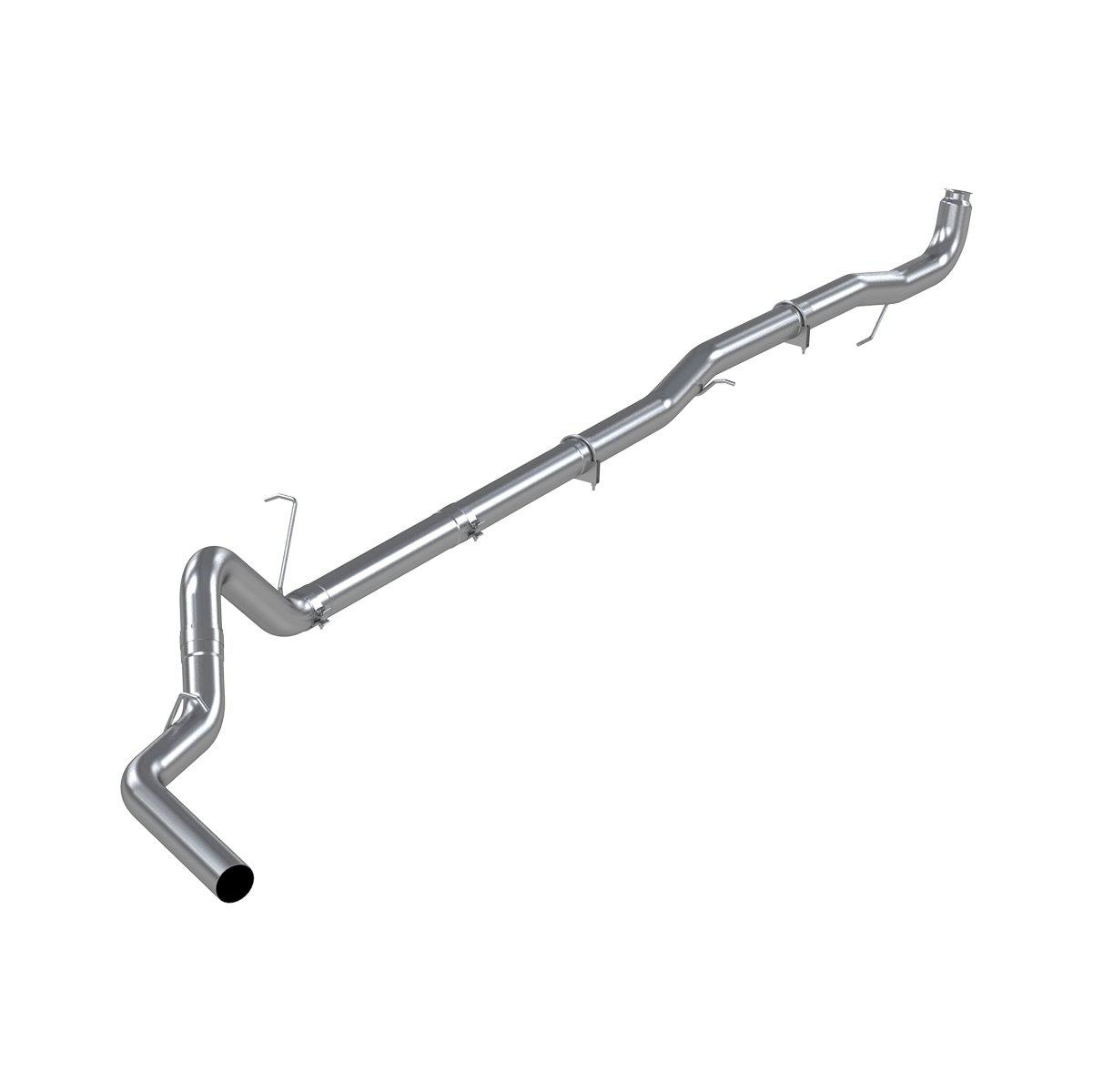 2011-2015 Duramax 4" Downpipe Back Exhaust - No Muffler (C6044PLM)
