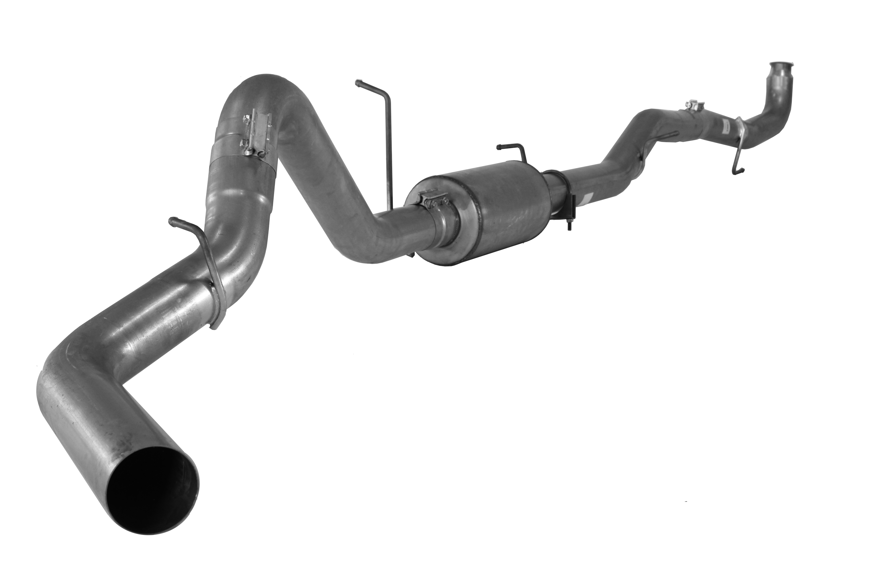 2011-2015 Duramax 4" Downpipe Back Exhaust System w /  Muffler (431016 / 432016)