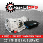2011-2016 Duramax Allison Motor Ops Transmission Tuning