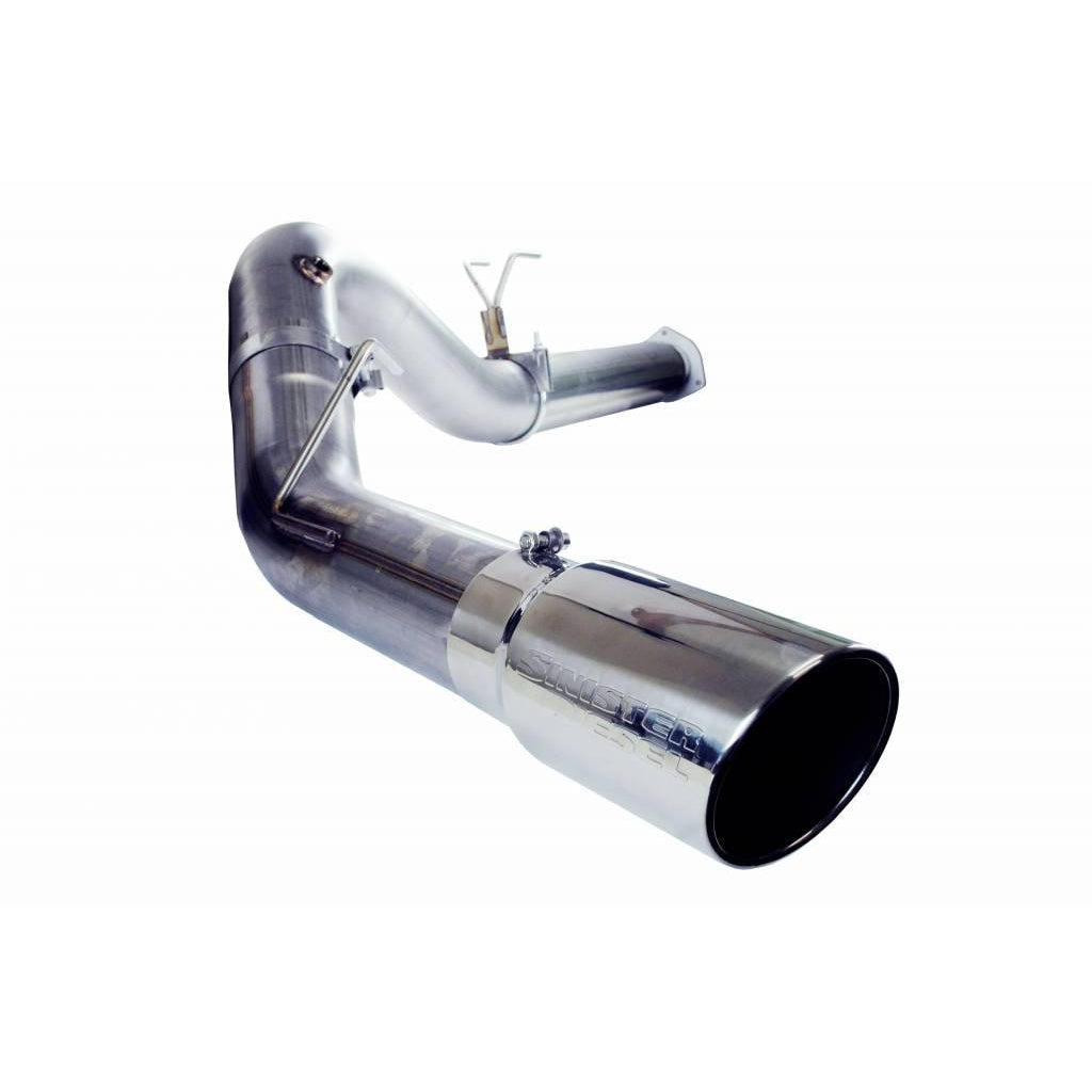2011-2016 Powerstroke 5" SS Filter Back Exhaust - No Muffler (SD-6.7PEX11)