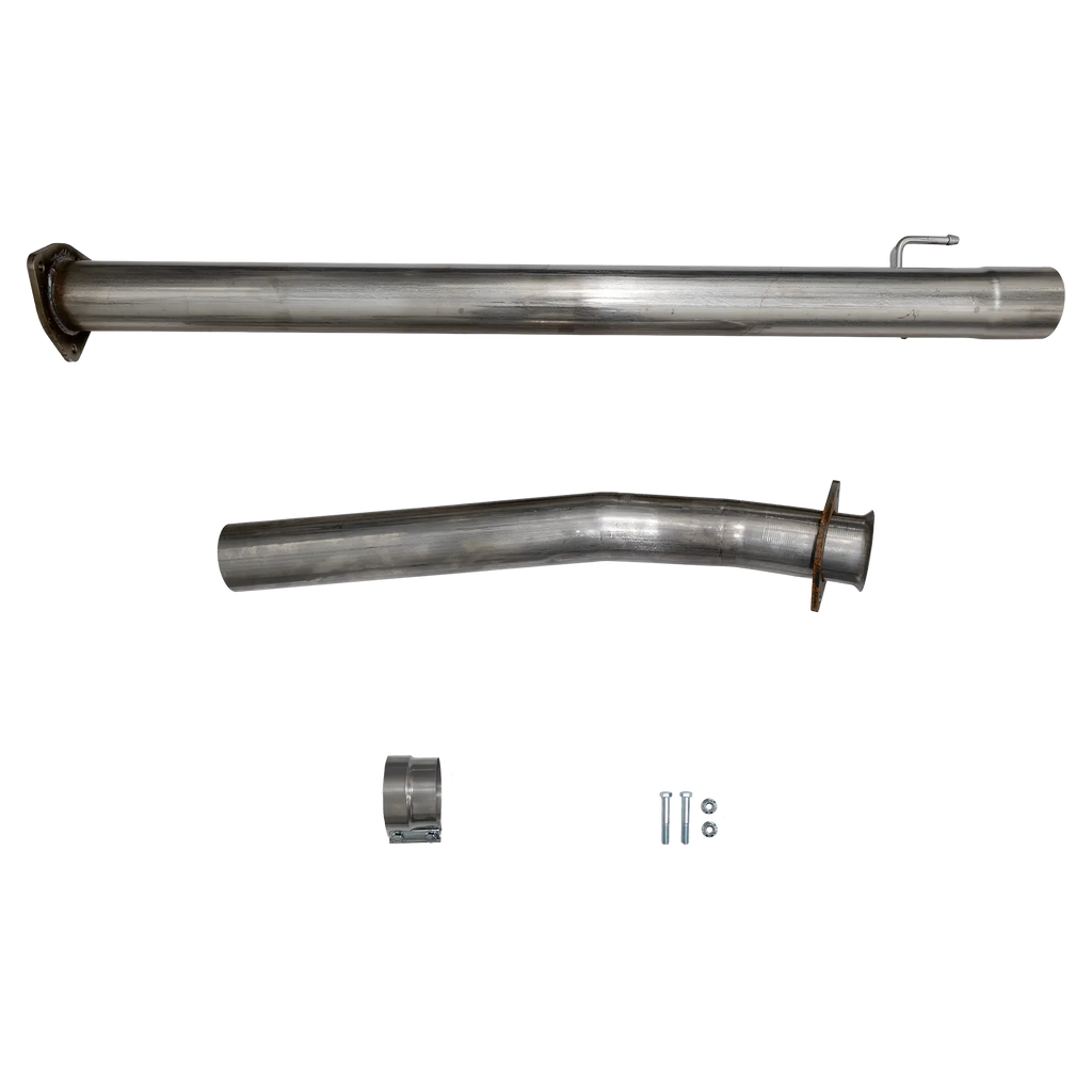 2011-2018 Powerstroke 4" SS Cat & DPF Delete Pipe (DDC-3F11)