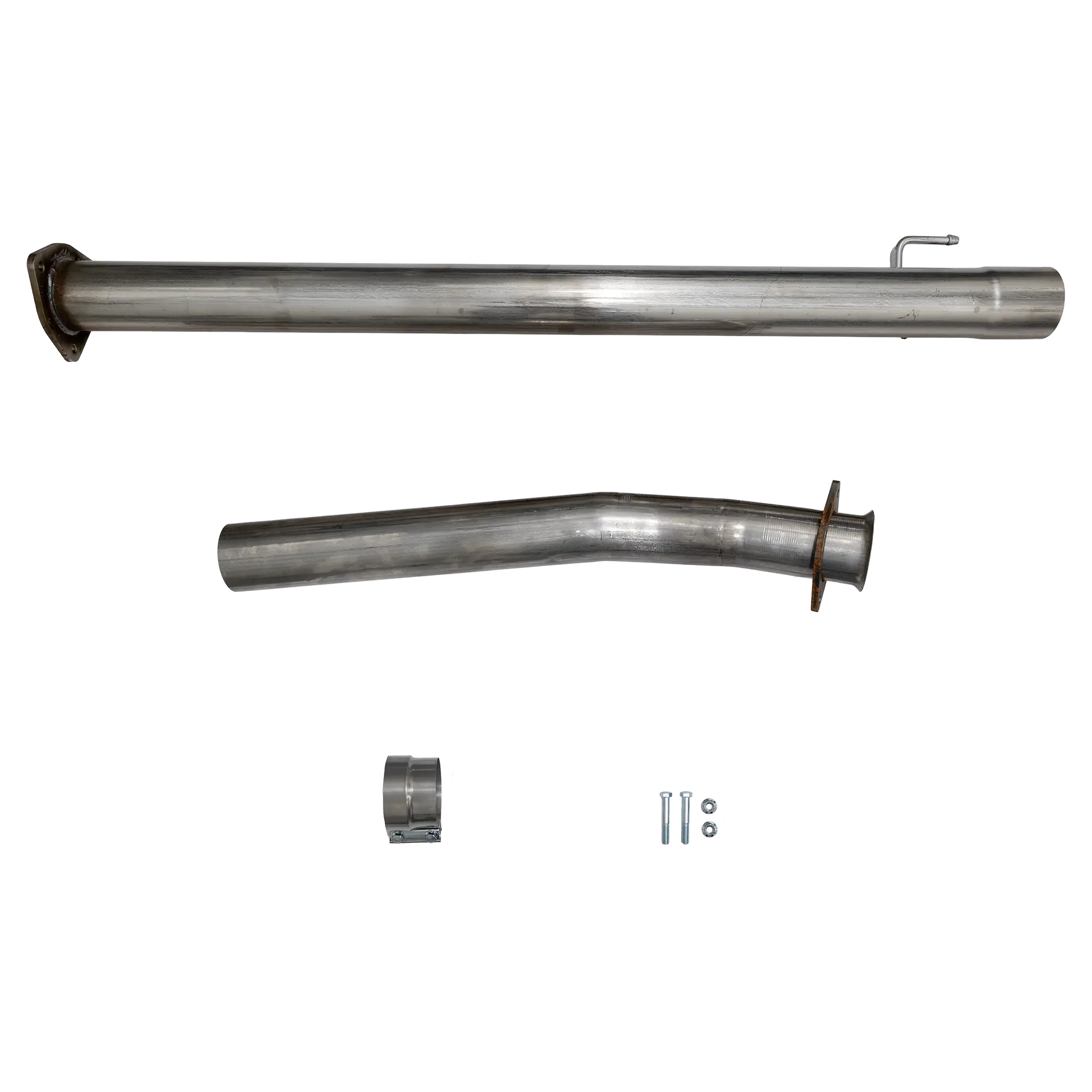 2011-2018 Powerstroke 4" SS Cat & DPF Delete Pipe (DDC-3F11)