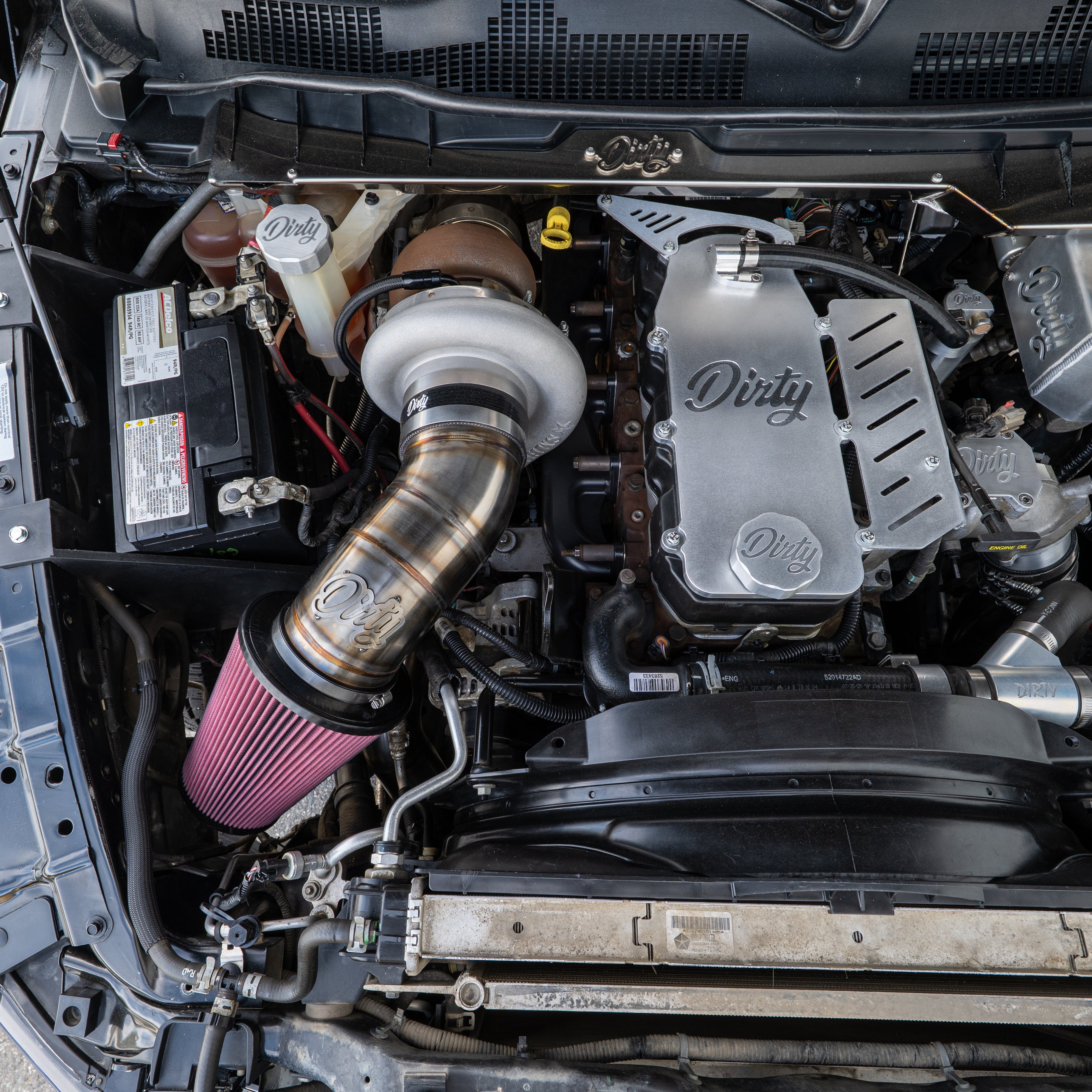 2013-2018 Cummins Dirty 2nd Gen Swap High Mount Piping Kit (I67-ENG-A149)