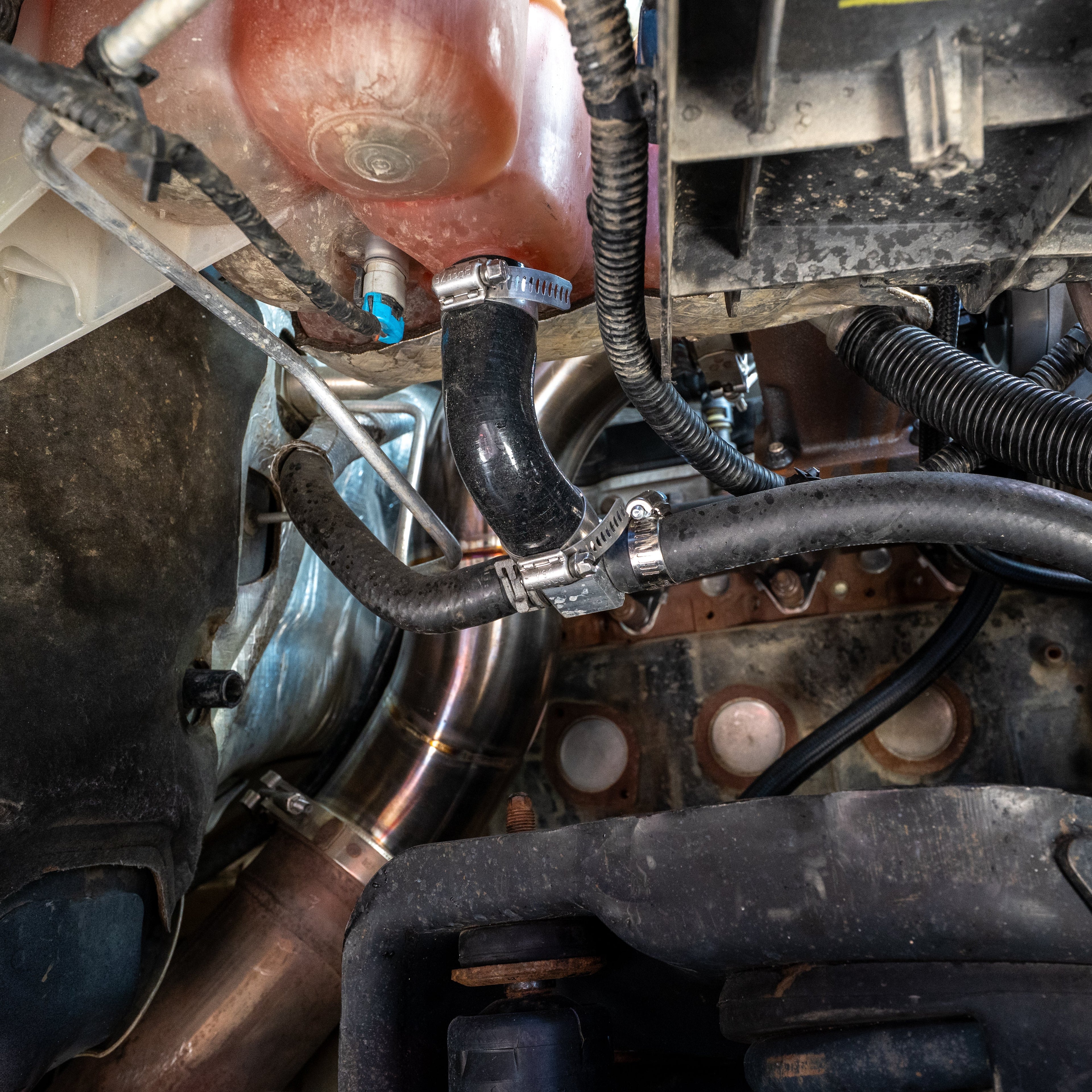 2013-2018 Cummins Dirty 2nd Gen Swap High Mount Piping Kit (I67-ENG-A149)