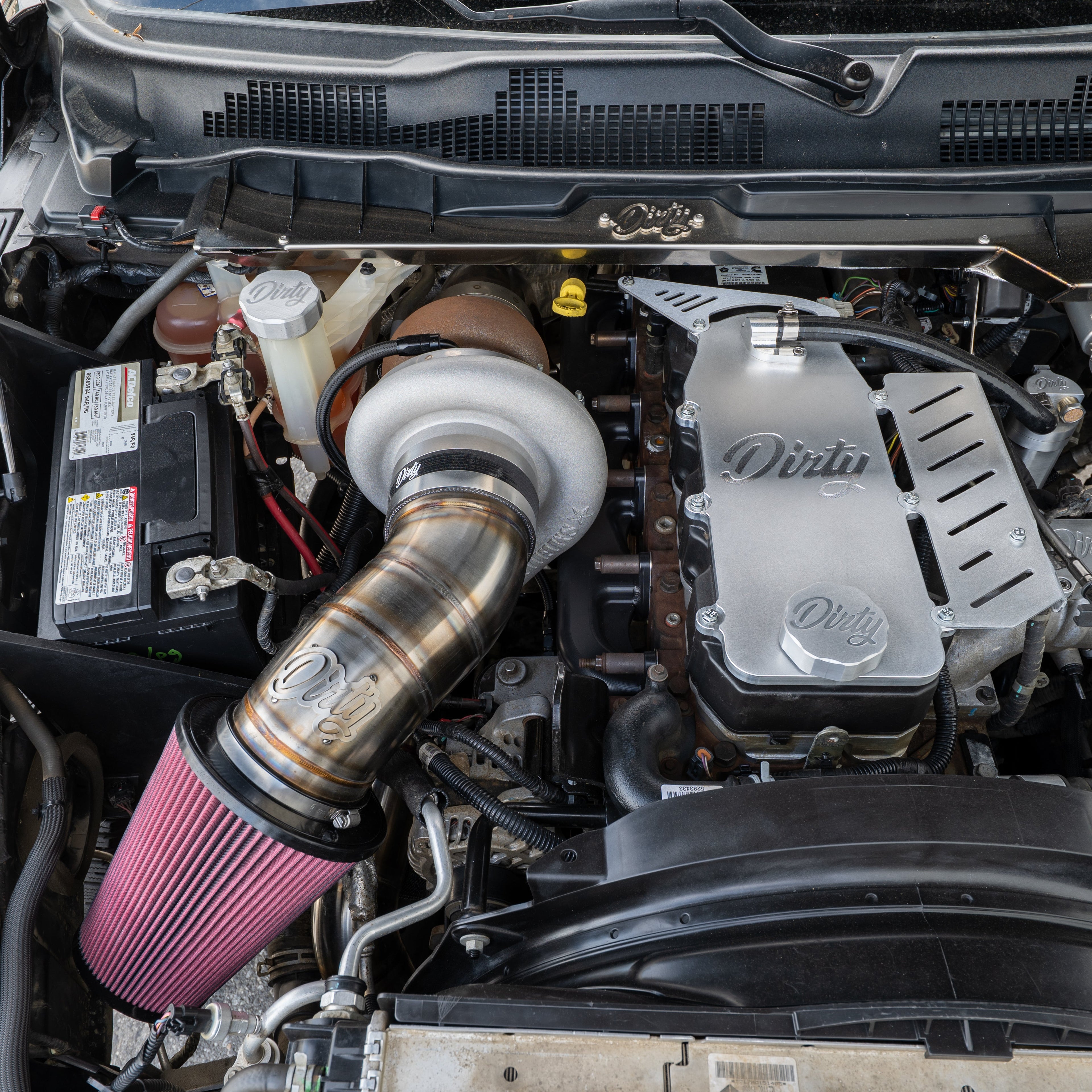 2013-2018 Cummins Dirty 2nd Gen Swap High Mount Piping Kit (I67-ENG-A149)