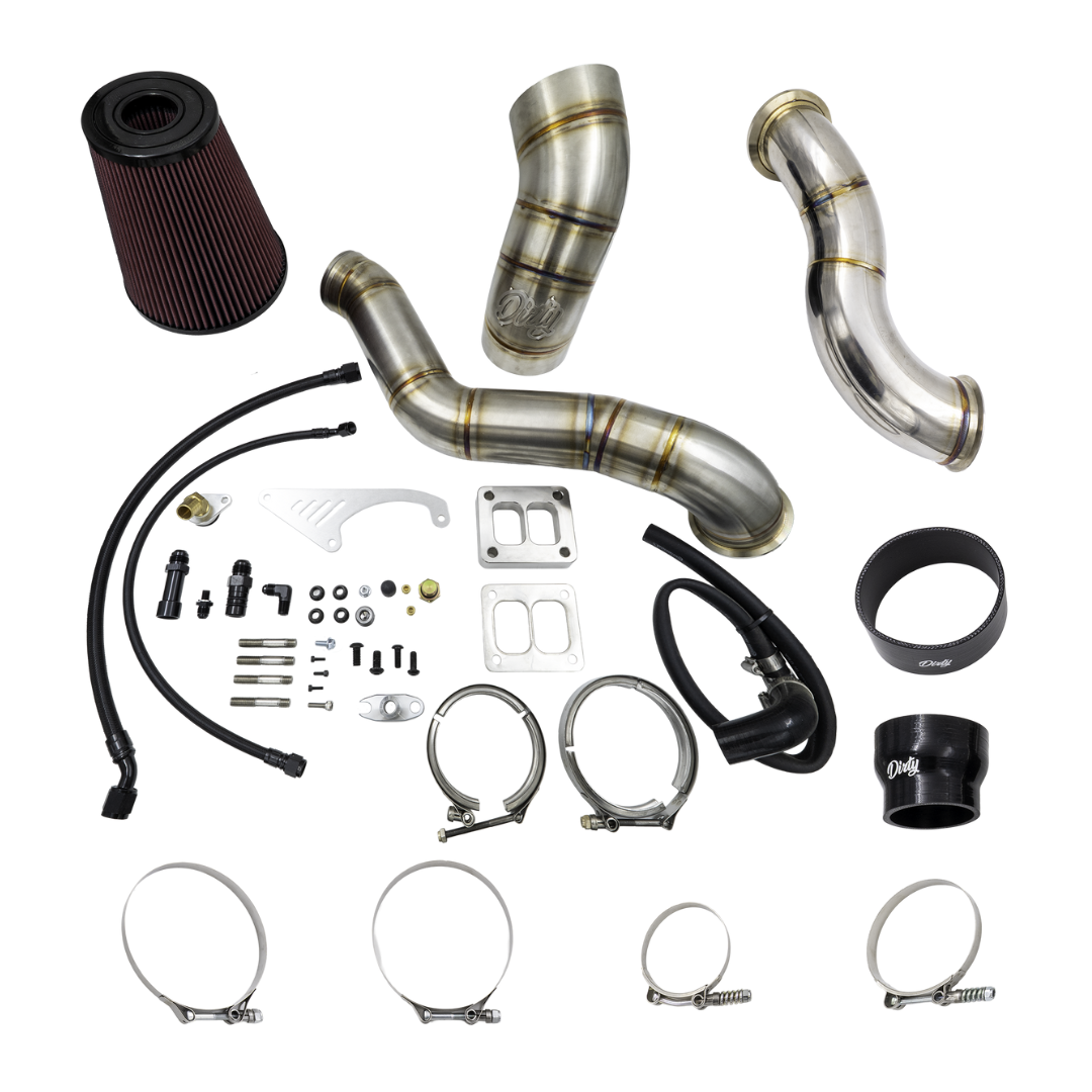 2013-2018 Cummins Dirty 2nd Gen Swap High Mount Piping Kit (I67-ENG-A149)