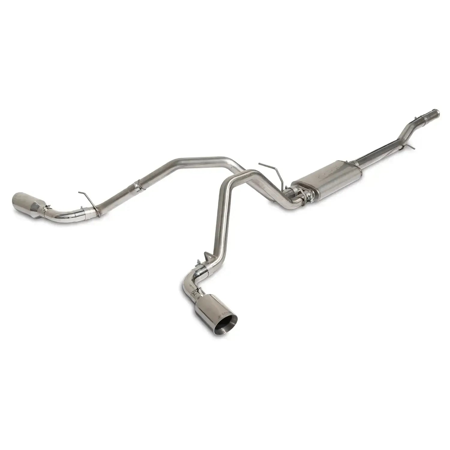 2014-2018 GM 1500 Cat-Back Exhaust System Kit 2.5" W/ Dual Tips SS (11704X0X0)