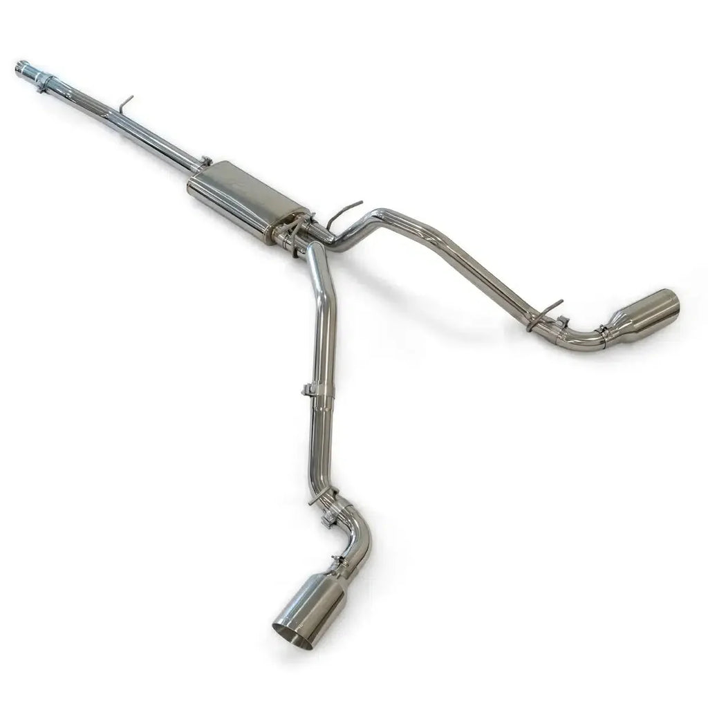 2014-2018 GM 1500 Cat-Back Exhaust System Kit 2.5" W/ Dual Tips SS (11704X0X0)