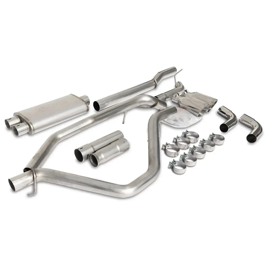 2014-2018 GM 1500 Cat-Back Exhaust System Kit 2.5" W/ Dual Tips SS (11704X0X0)