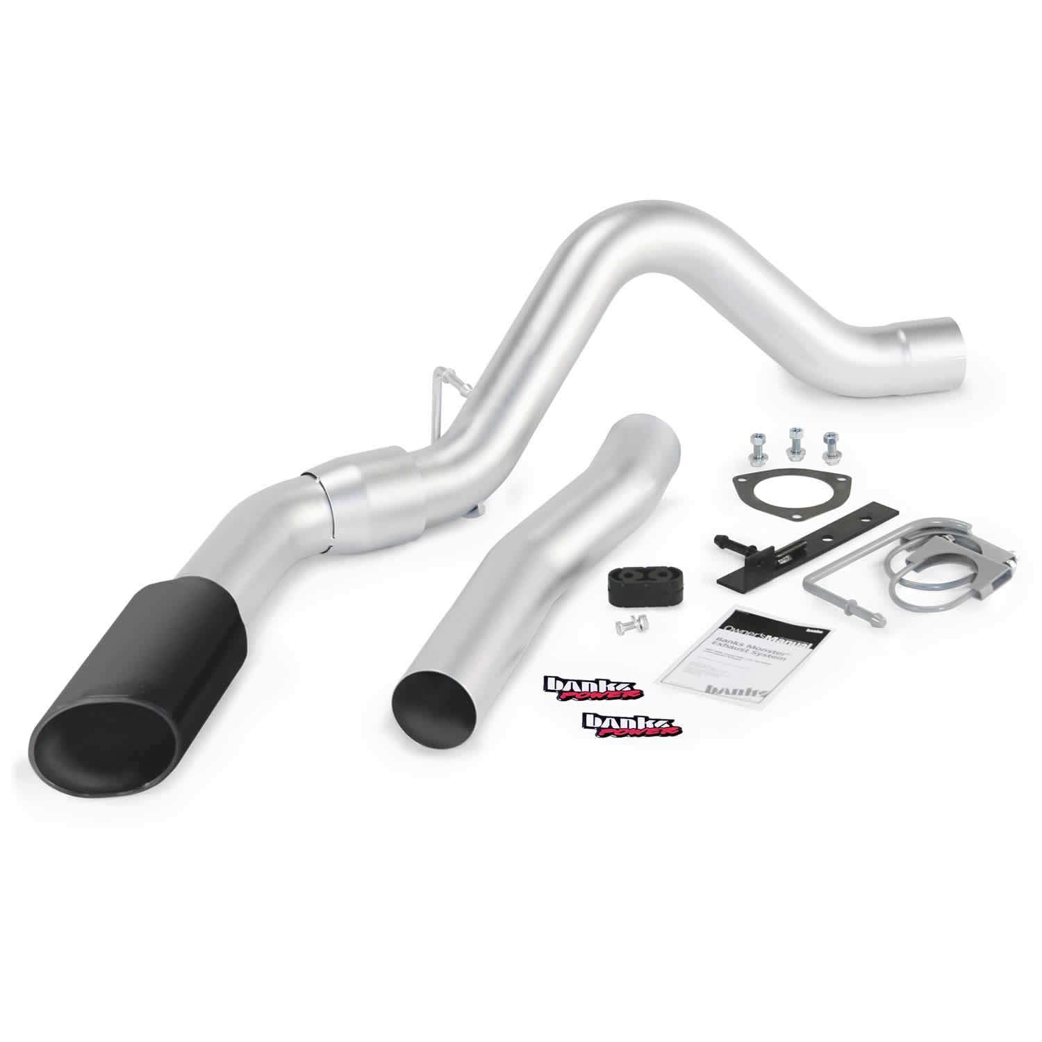 2015 Duramax Monster Exhaust w/Single Exit Chrome Tip (47787)