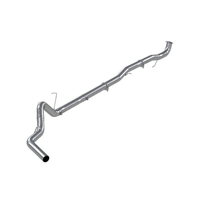 2015.5-2016 Duramax 4" Downpipe Back Race Exhaust System - No Muffler (C6045PLM)