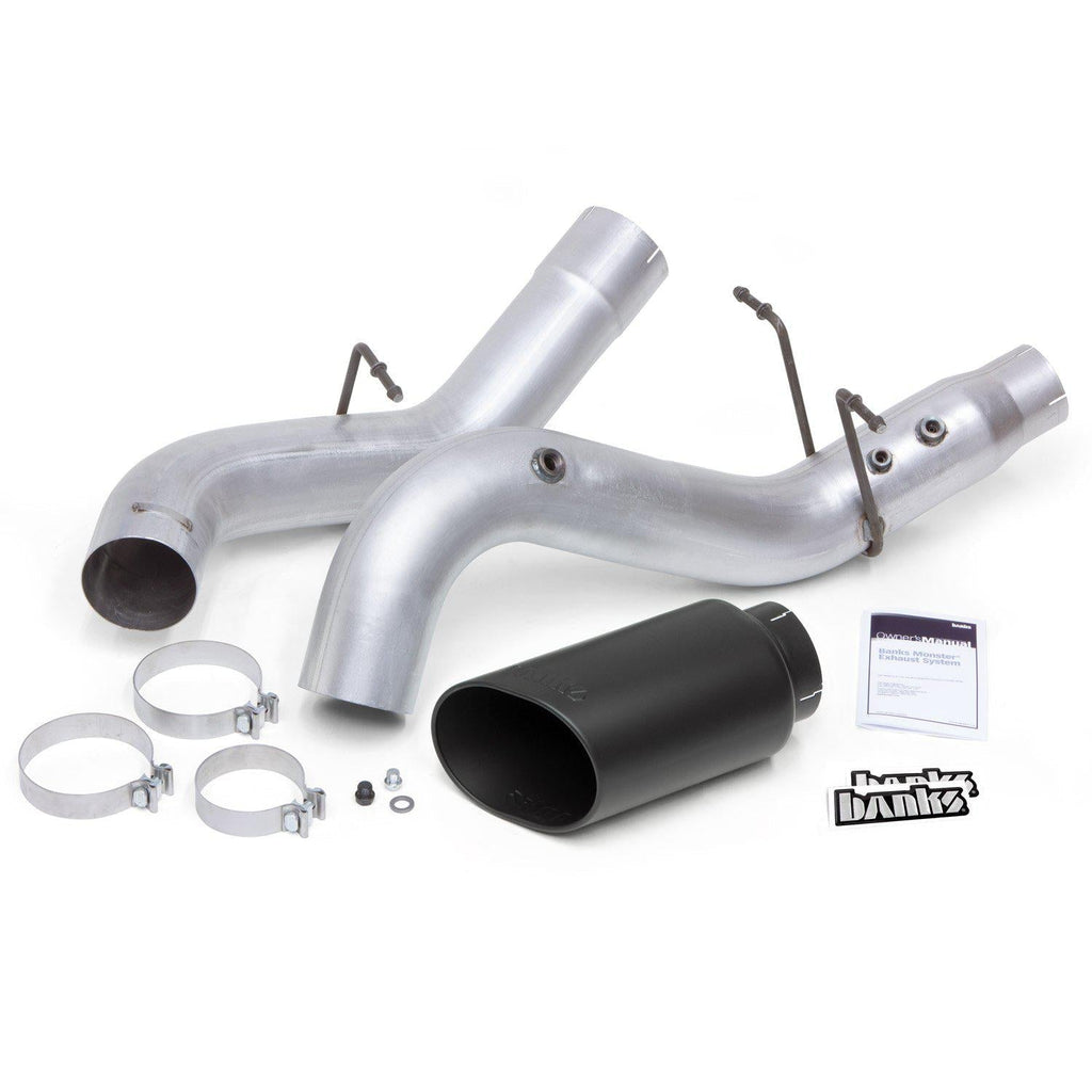 2017-2019 Duramax 5" Filter Back Exhaust System - No Muffler (48996)