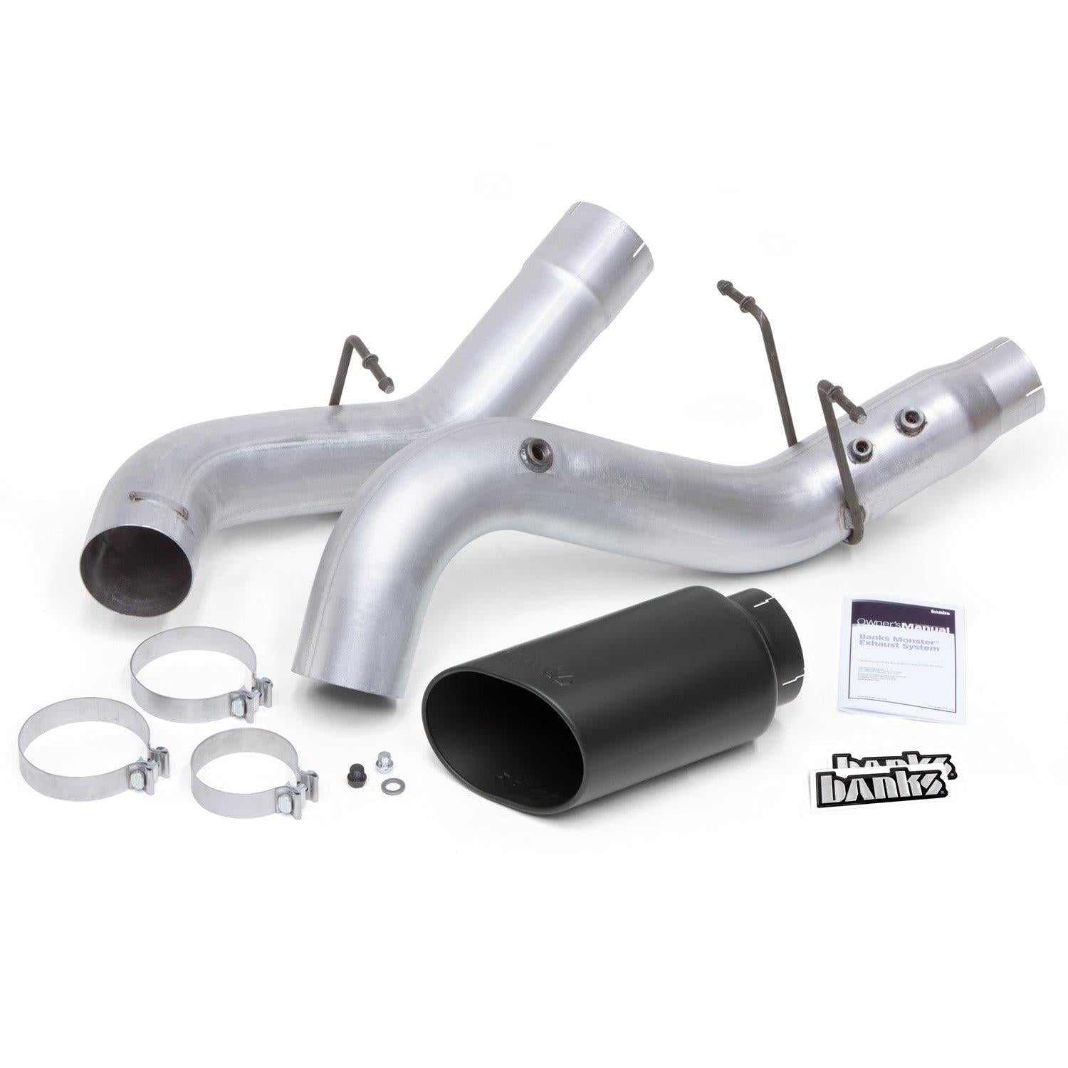 2017-2019 Duramax 5" Filter Back Exhaust System - No Muffler (48996)