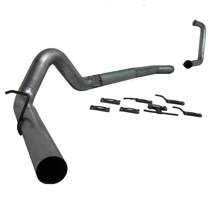 2017-2023 Duramax 4" SLM Series Downpipe Back Exhaust System w/ Muffler (C6056SLM)