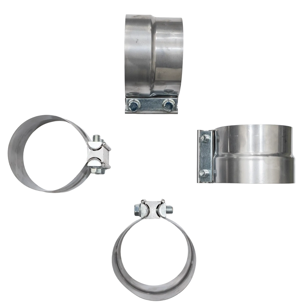 2017-2023 Duramax 4" SS CAT & DPF Race Pipe w/ Muffler (DDC-3GM17M)