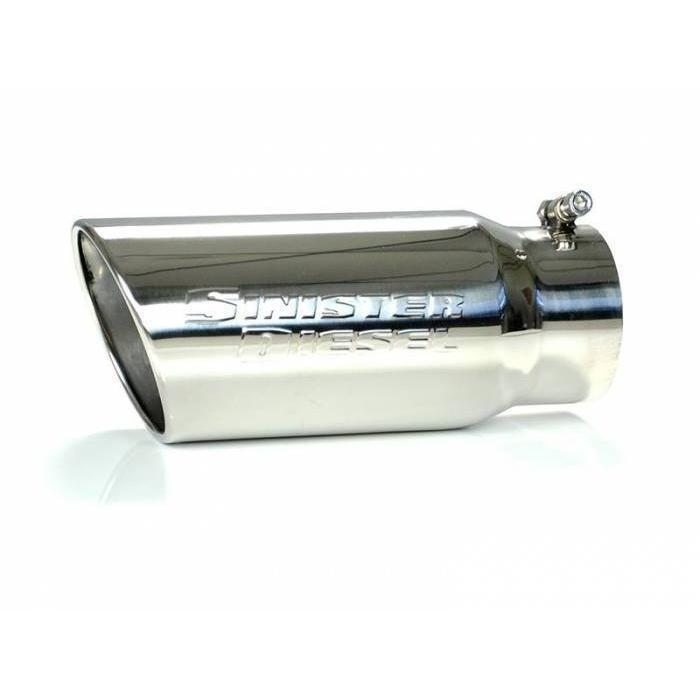 2017-2023 Powerstroke 5" SS Filter Back Exhaust - No Muffler (SD-6.7PEX17)