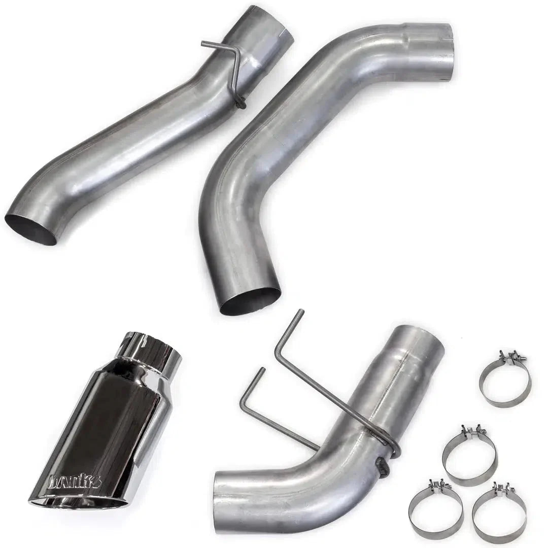 2019-2024 Cummins 5" SS DPF Back Monster Exhaust System - No Muffler (49798)
