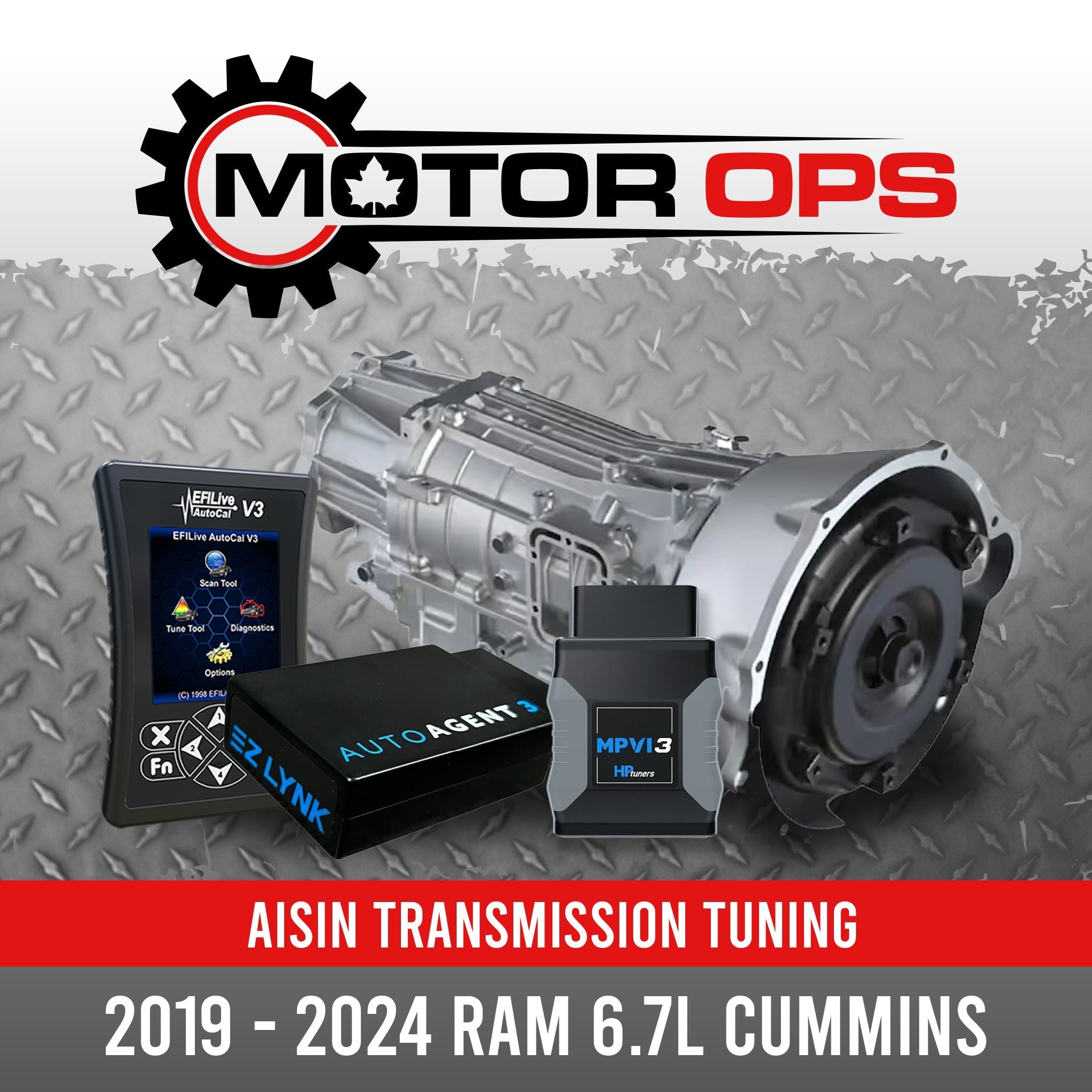 2019-2024 Cummins Motor Ops Aisin Transmission Tuning